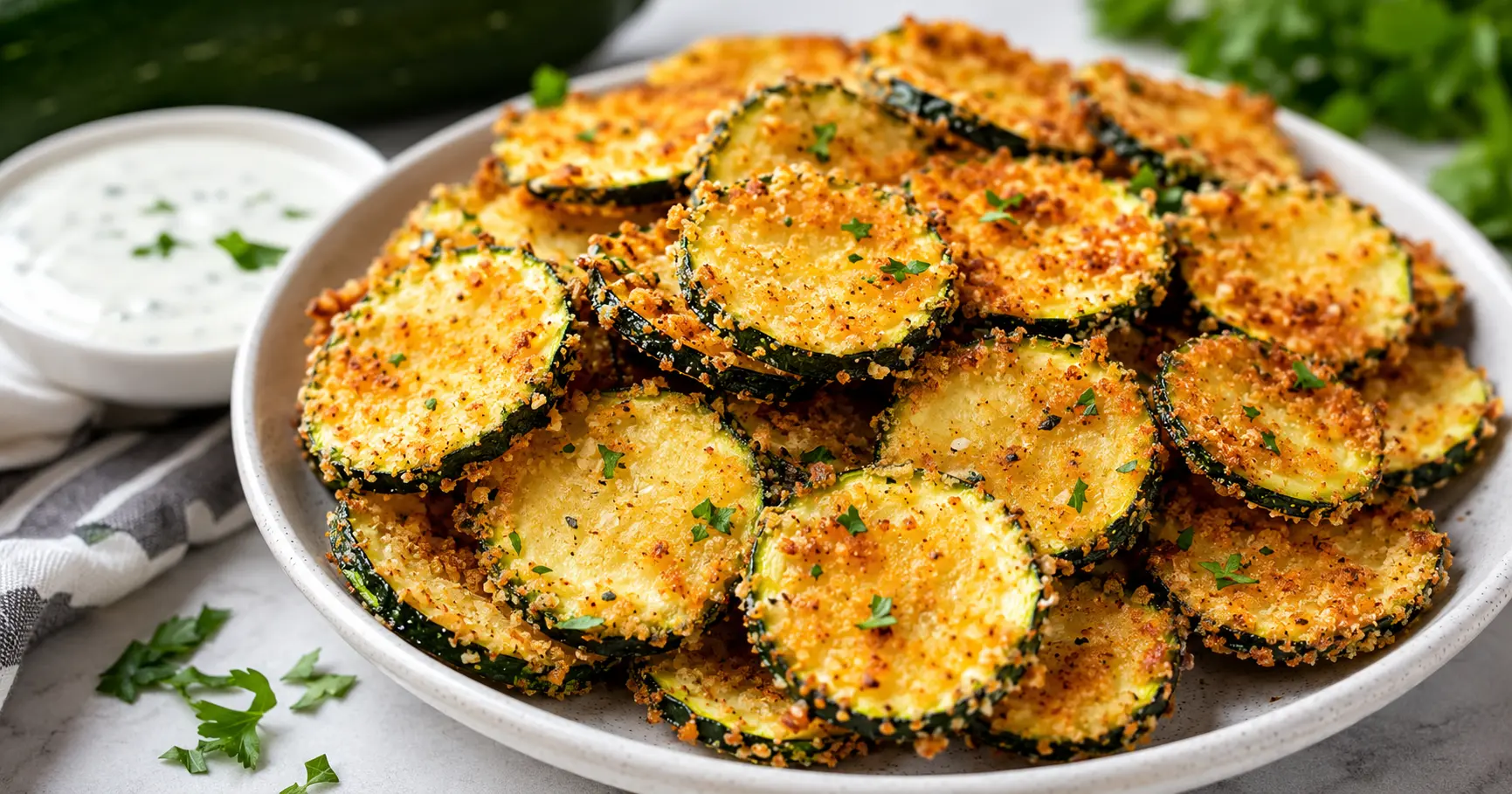 Air Fryer Zucchini Chips