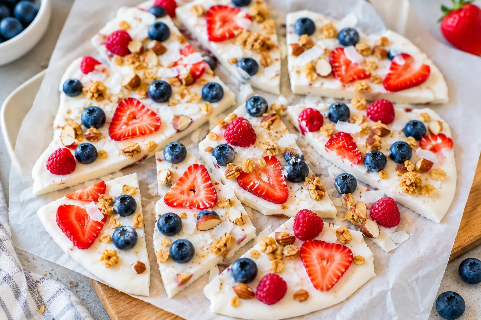 Frozen Yogurt Bark
