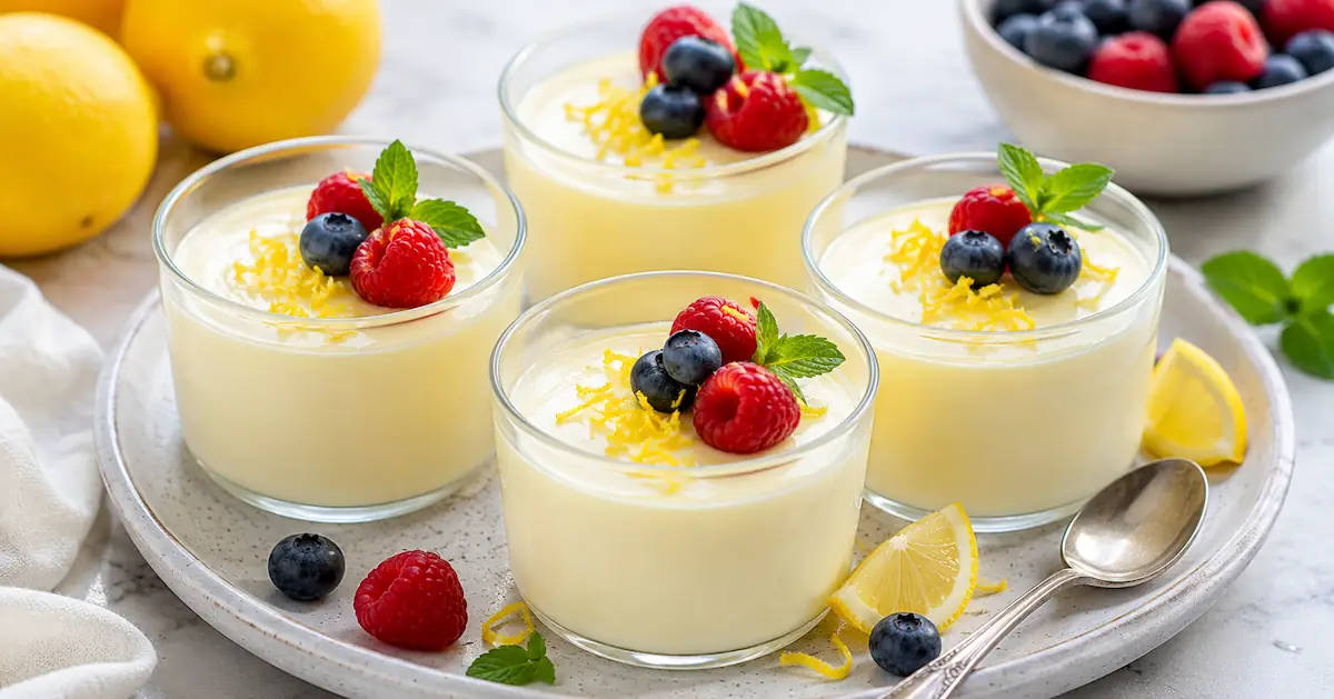 No-Bake Lemon Posset