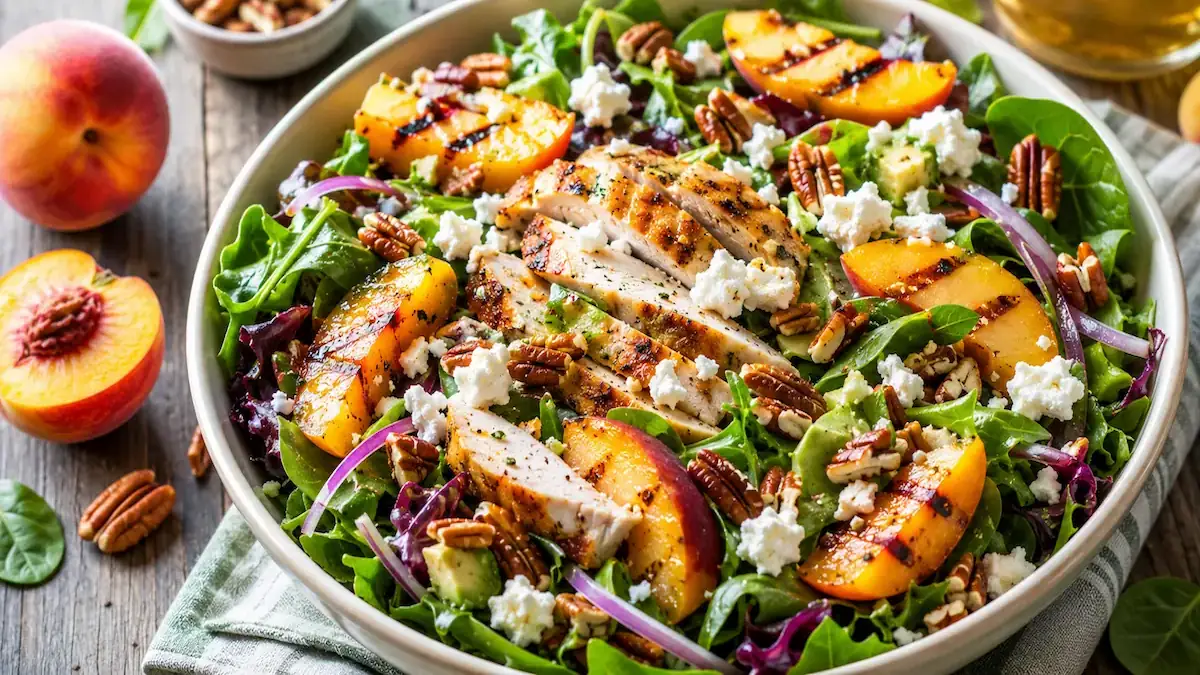 Peach Chicken Salad