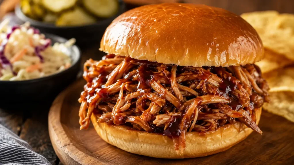 Crockpot BBQ Pulled Chicken