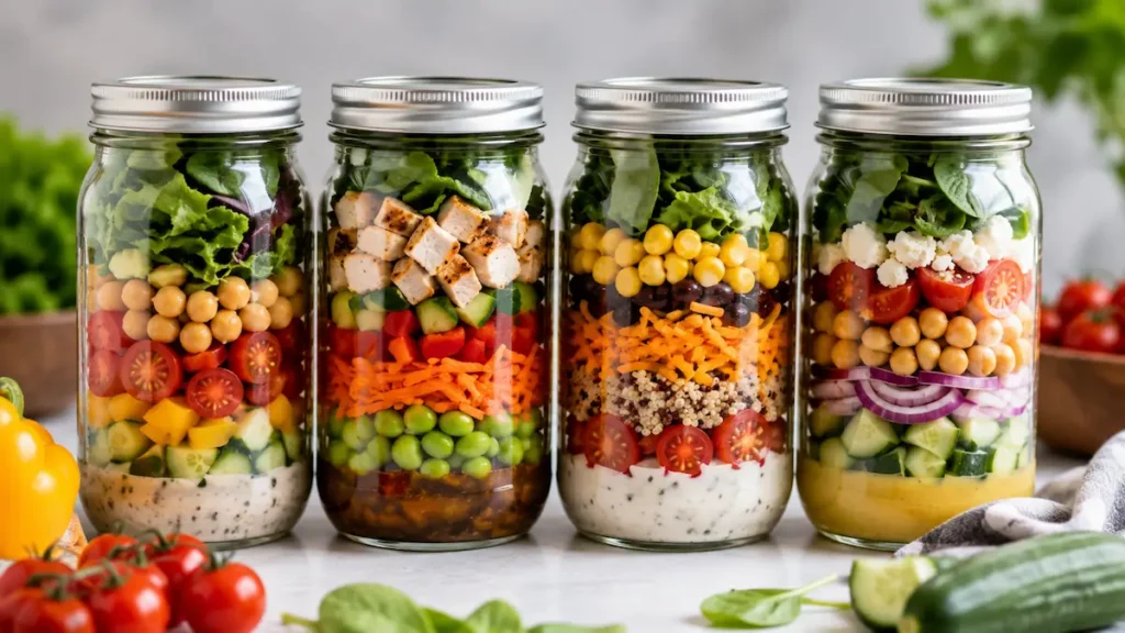 Mason Jar Salads