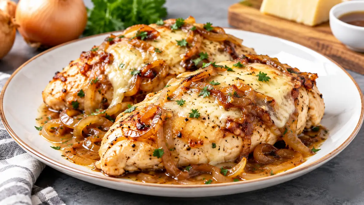 3-Ingredient French Onion Chicken