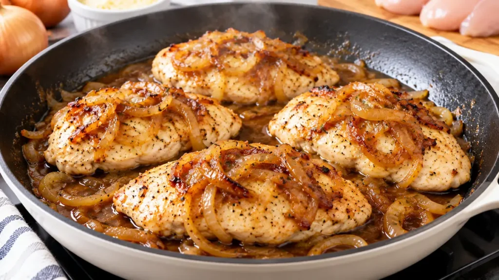 3-Ingredient French Onion Chicken