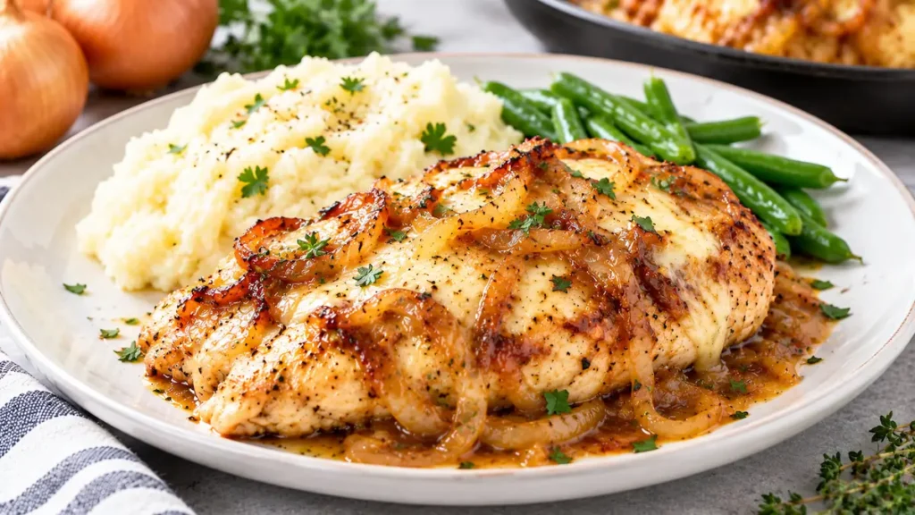 3-Ingredient French Onion Chicken