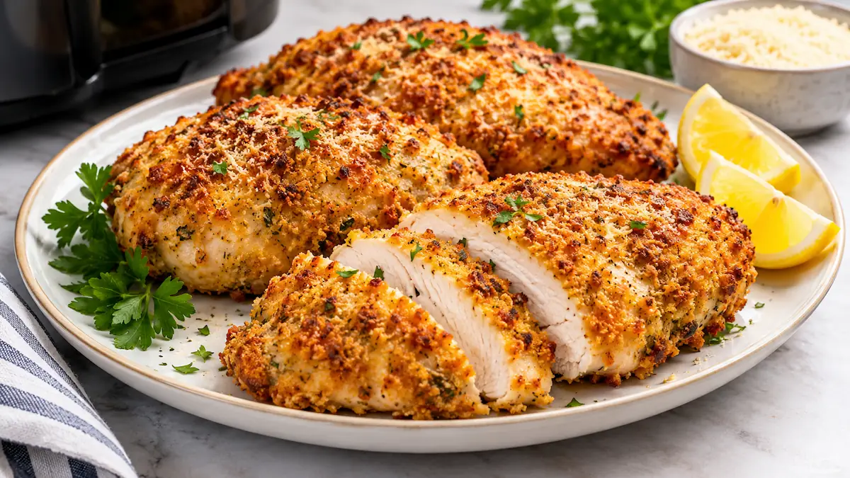 Air Fryer Parmesan Chicken