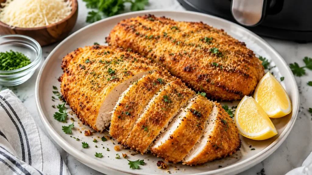 Air Fryer Parmesan Chicken