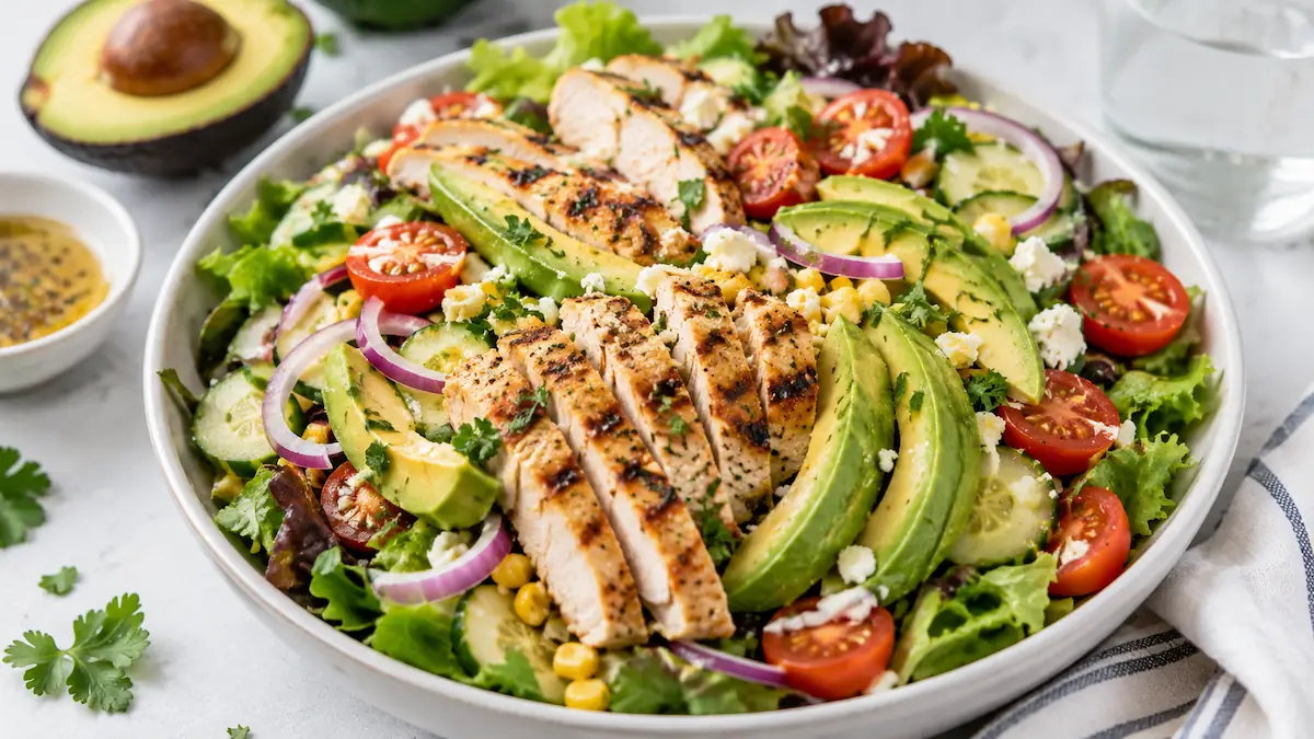 Chicken Avocado Summer Salad