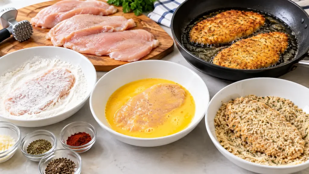 Crispy Chicken Cutlets
